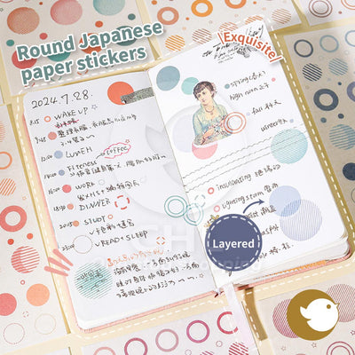 Adorable Japanese Paper Stickers for Creative Notebook Decor