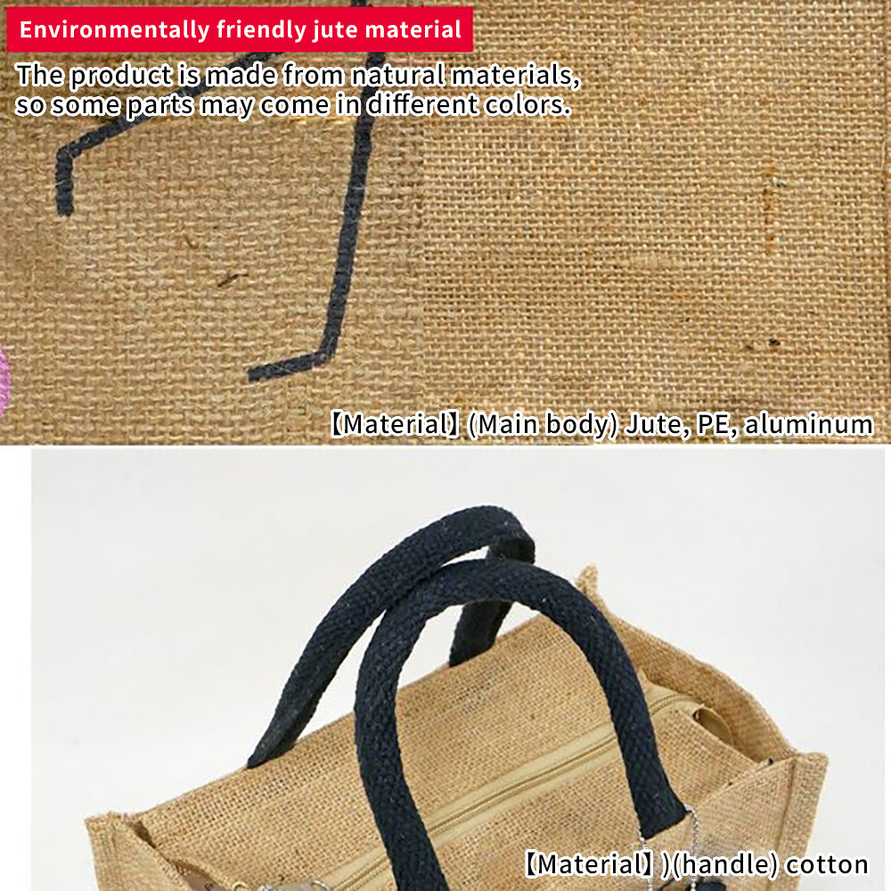 Eco-Chic Sanrio Jute Handbag: Adorable, Durable & Eco-Friendly