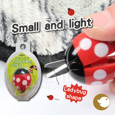 OHTO TH-420-RD Ladybug Portable Scissors