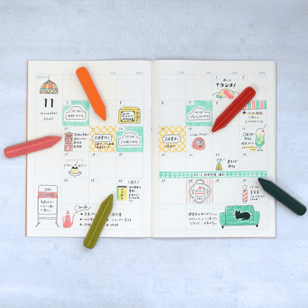 SAKURA Coupy Marking Crayons – 5 Color Set