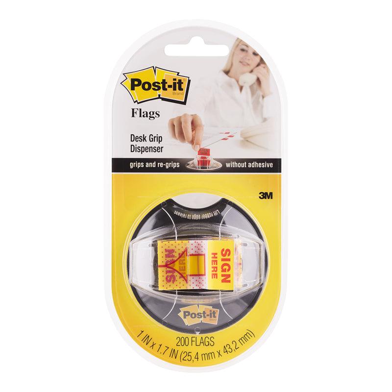 3M SIGN HERE indicator label economy package yellow green for marking - CHL-STORE