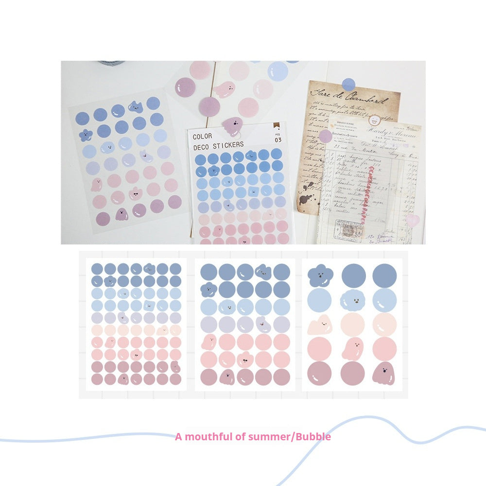 Bite of Summer Fun: Sundress Your Wallet Stickers Collection