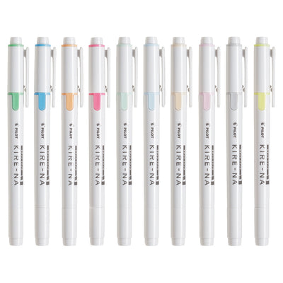Pilot Kire-na dual-head highlighter SKIW-1 Fast Dry Stable Not easy to accumulate ink Clean lines