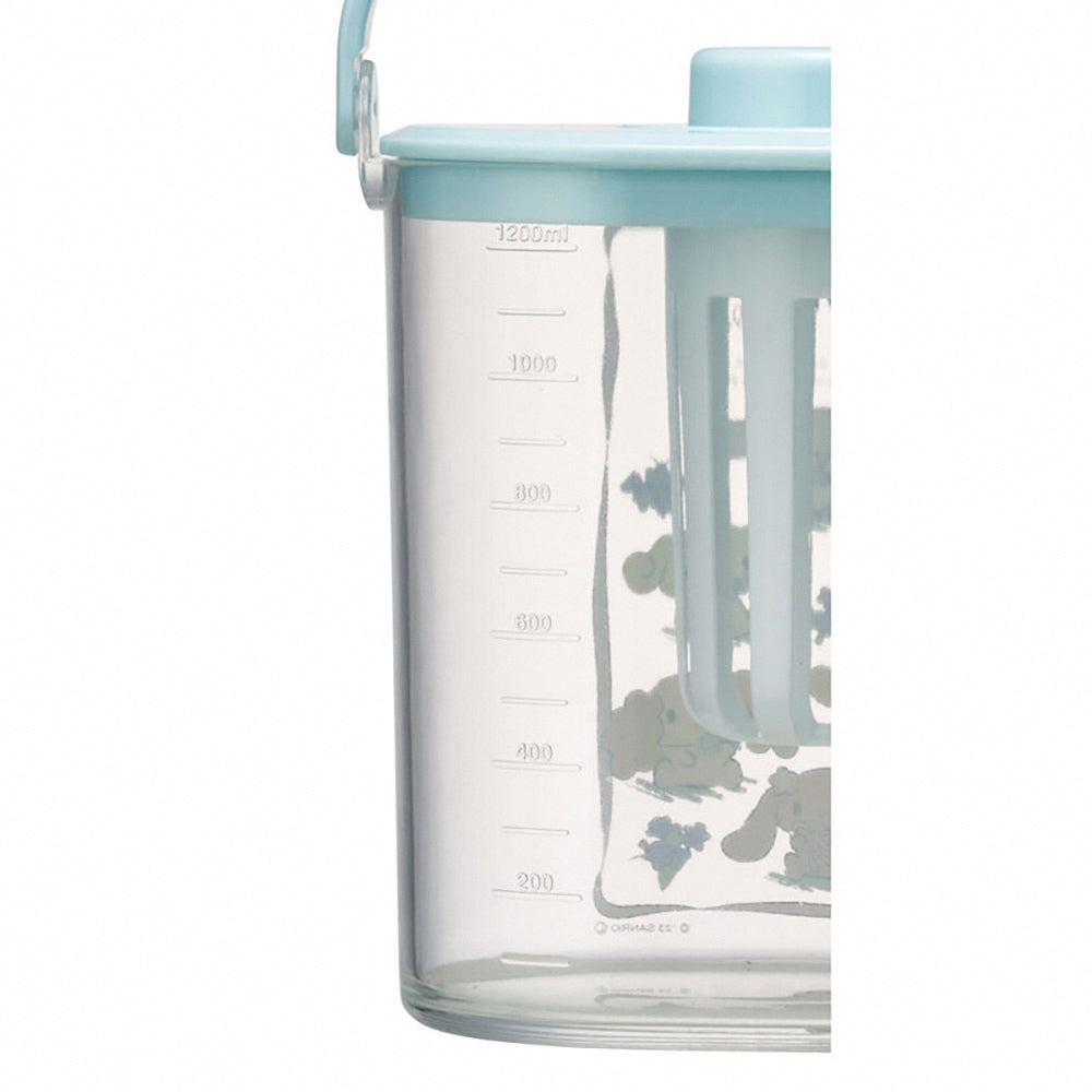 ChillTeapot: Versatile 1200ml Fridge-Ready Tea Brewer