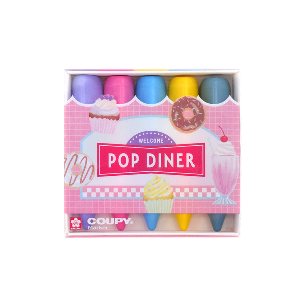 SAKURA Coupy Marking Crayons – 5 Color Set