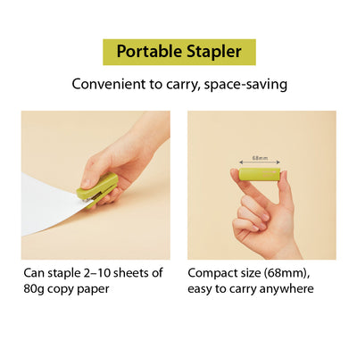 KOKUYO ME KME-PSL101 Clip-on stapler Portable stapler texture - CHL-STORE
