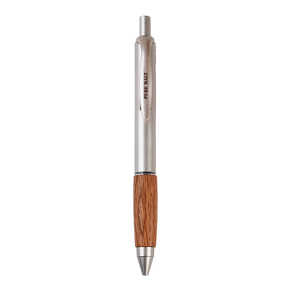 UNI Mitsubishi natural century oak hand grip 0.5mm UMN-515 press gel pen light brown dark brown office meeting writing stationery Japanese texture
