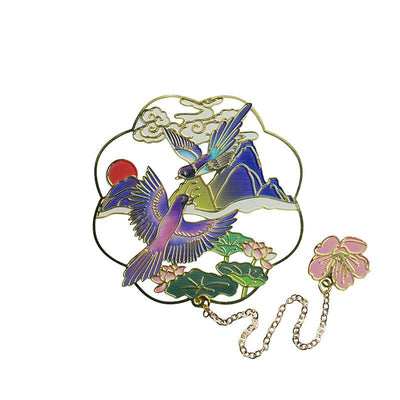 Antique Creative Bookmark National Style Personalized Metal Craft Commemorative Gift Book Clip Antique Style Reading Essentials NP-H7TAQG-072 - CHL-STORE