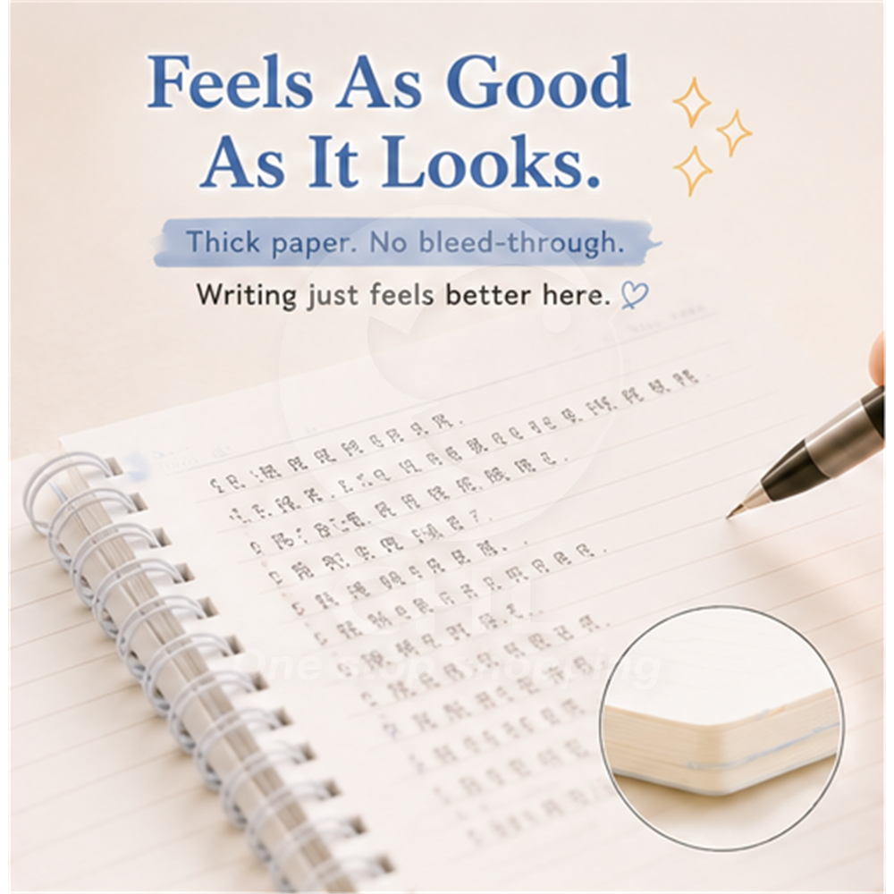 B5 ring notebook dots made in Japan notes notes itinerary school student office stationery horizontal lines polka dots