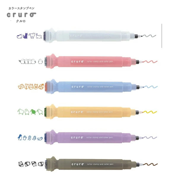 KUTSUWA Cruro Roller Stamp Pen 0.5mm DE021