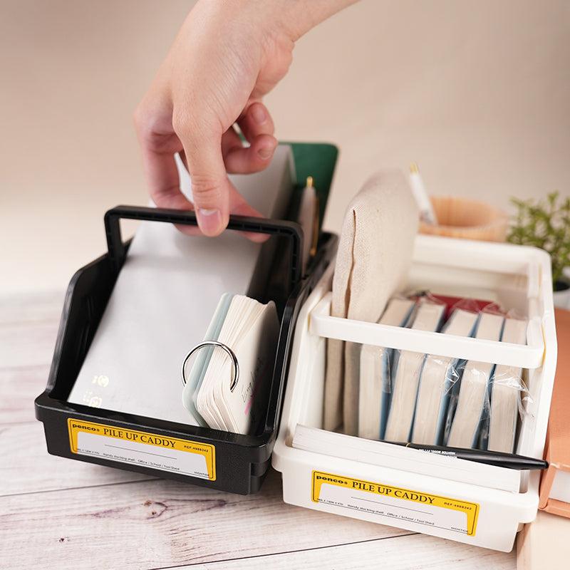 HIGHTIDE PENCO PILE-UP CADDY storage box black white household sundries STA-EB038 - CHL-STORE
