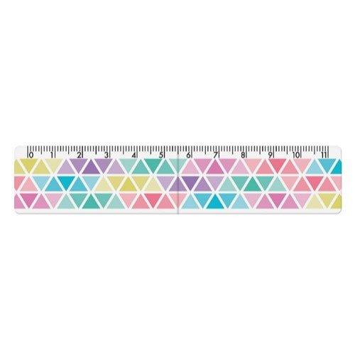 Kyoei BMR-11-02 foldable magnet bookmark ruler 11CM dual-use ruler cute point - CHL-STORE