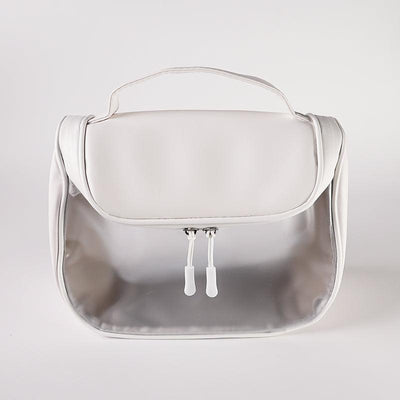 Portable Large-capacity Transparent Waterproof Cosmetic Bag - Double Zipper Model, Makeup Storage and Living Small Items - CHL-STORE