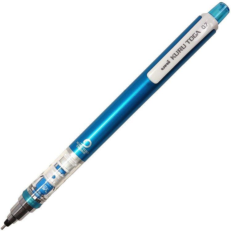 UNI KURU TOGA M7-450 Automatic Pencil Automatic Pen 0.7mm M7-4501P Pink Blue - CHL-STORE