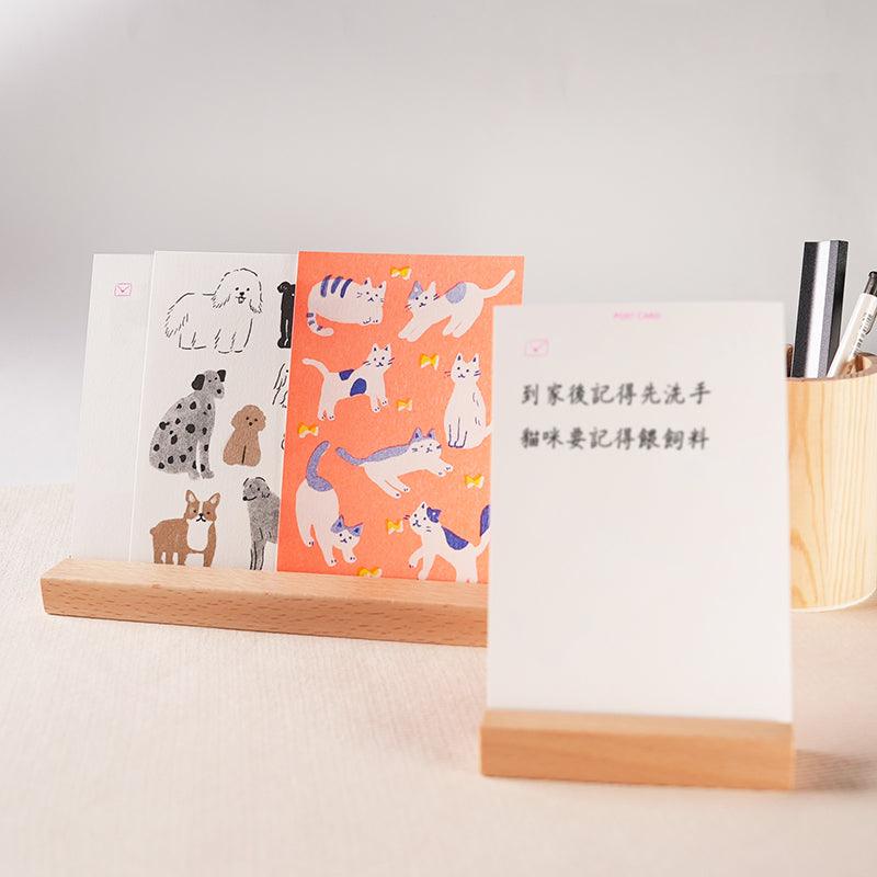 Wooden message card base small card placement card - CHL-STORE