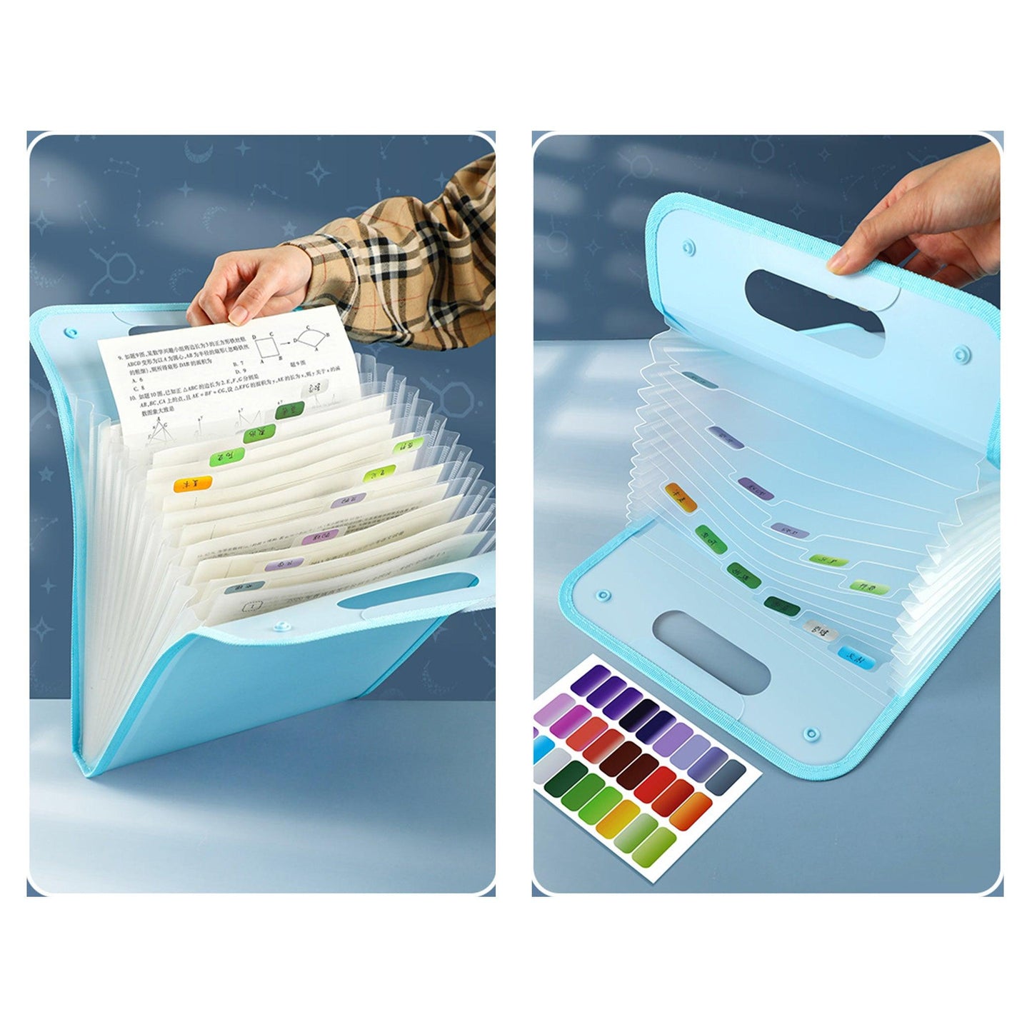 A4 portable 13-layer large-capacity organ bag folder NP-070055 - CHL-STORE