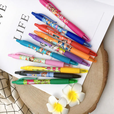 AI PLANNING K-6550 Crayon Shin-chan Series 0.7MM Gel Pen With Cute Pen Clip - CHL-STORE