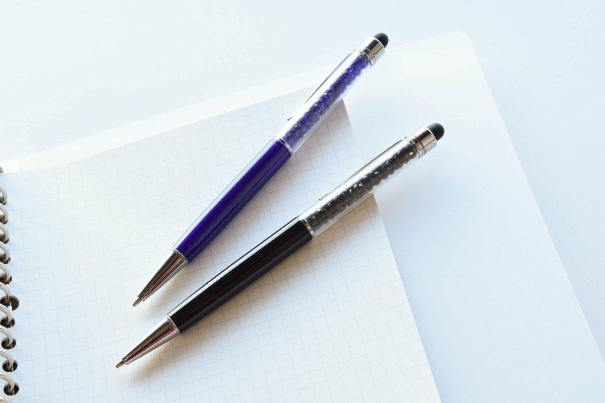 Crystal screen touch ballpoint pen 1.0MM black ink pen NP-HTNQI-204 - CHL-STORE