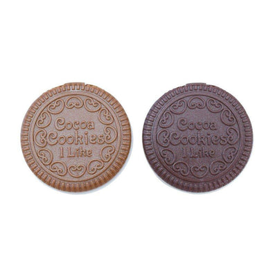 Cute Chocolate Cookies Small Makeup Mirror Sandwich Cookies with Comb NP-H7TOY-901 - CHL-STORE