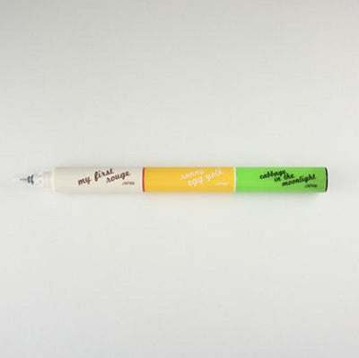 Epoch 462-090 Chemical color barrel spliced single highlighter 0.5 mm color pen 5 colors - CHL-STORE