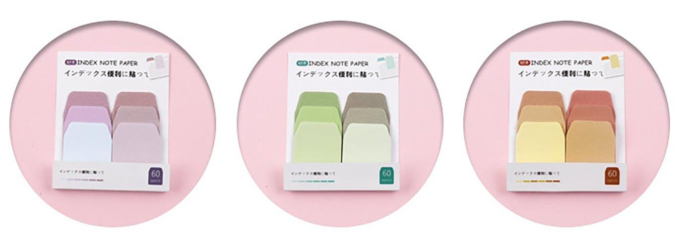 Fresh Gradient Multicolor Index Notes N Times 60 Sheets NP-000105 - CHL-STORE
