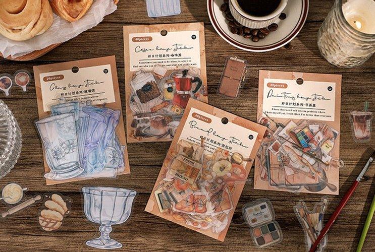 Infeel.me Retro Art PET Sticker Pack Good Day Project Series Retro Sticker Pack NP-000097 - CHL-STORE
