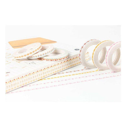 Infeelme Japanese Washi Tape Washi Tape Paper Tape Handbook Tape Decorative Tape Fine Series 5mm NP-H7TAY-0259 - CHL-STORE