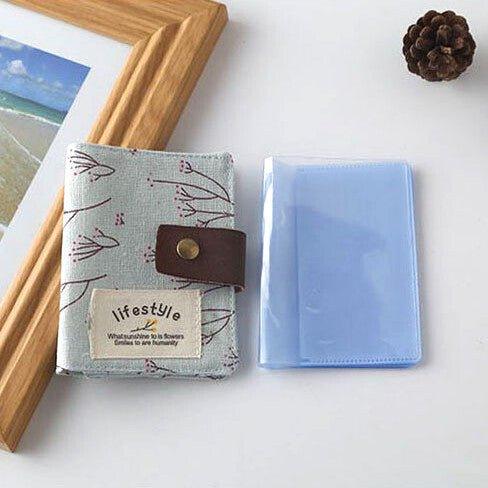 Japanese Pastoral Flowers Business Card Holder Portable Business Card Case Business Card Holder NP-070041 - CHL-STORE