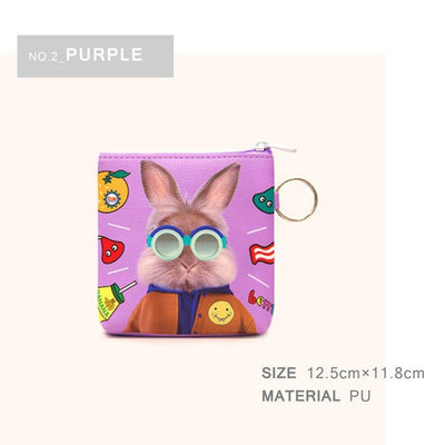 Korea Cute Animal Spoof Cartoon Coin Purse Small Bag Storage Bag Animal Storage Bag Cute Storage Bag NP-HXTQA-102 - CHL-STORE
