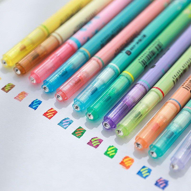 Korean stationery double-headed magic graffiti pen stackable double-headed highlighterNP-H7TGQ-202 - CHL-STORE