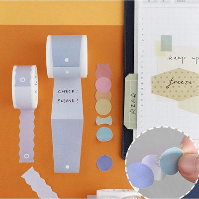 Letter Lover Washi Tape Dot Geometric Candy Color Vintage Color NP-H7TIY-007 - CHL-STORE