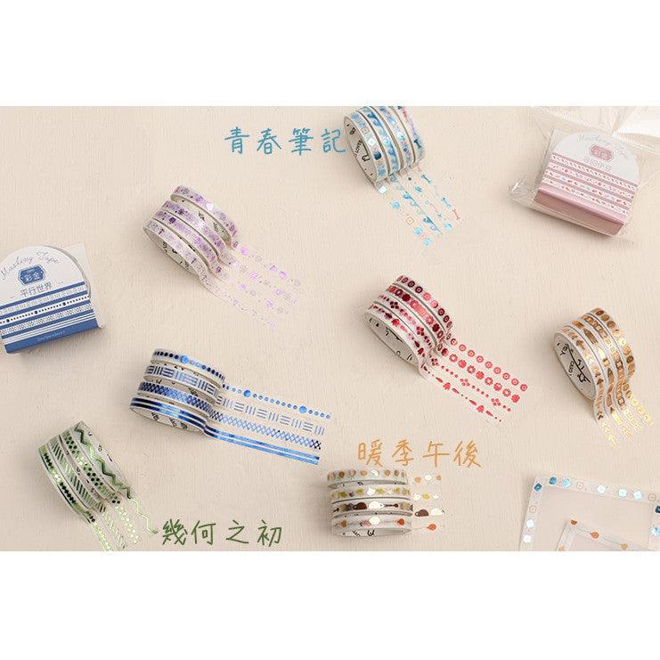 Letter lovers and paper tape decorative bronzing paper tape slim series industrial age NP-H7TFF-007 - CHL-STORE