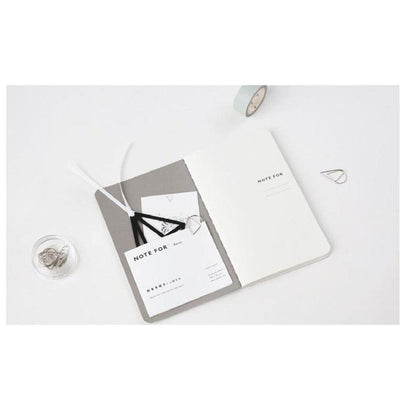 Letter Lovers Simple Muji Style Gray Tone Lightweight Blank Dot Matrix Horizontal Line Notebook B5 NP-HEZQI-307 - CHL-STORE
