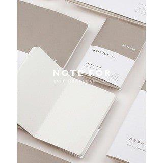 Letter Lovers Simple Muji Style Gray Tone Lightweight Blank Dot Matrix Horizontal Line Notebook B5 NP-HEZQI-307 - CHL-STORE