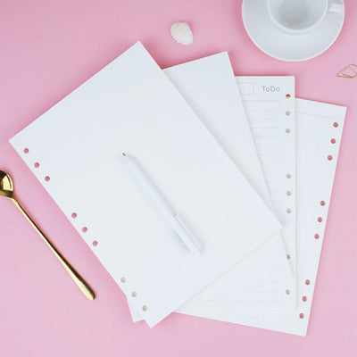 Loose-leaf paper 9-hole notebook inner page paper replacement core B5 45 sheets NP-H7TIW-512 - CHL-STORE