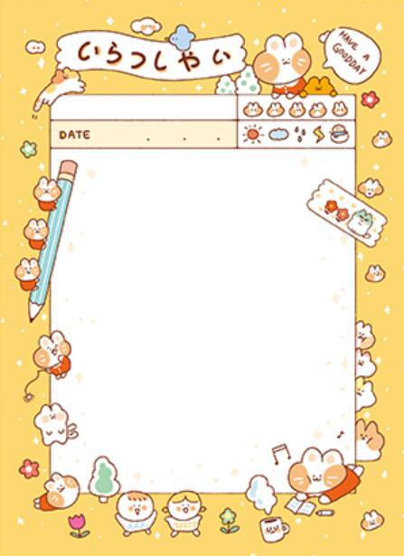 Message Mitt Cat Series Memo Pad MEMO NP-050005 - CHL-STORE