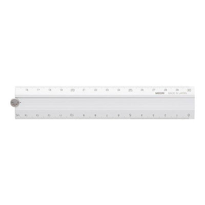 MIDORI Japanese aluminum 30cm folding ruler - CHL-STORE