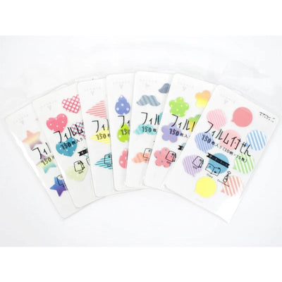 MIDORI Sticky Mini Note Decorative Sticker Transparent Sticker Heart Sticker Dialog Sticker Water Drop Sticker - CHL-STORE