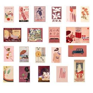 Mr. Paper Japanese Retro Style Decorative Stickers Material Stickers Sticker Packs Kazuya Monogatari Series - CHL-STORE