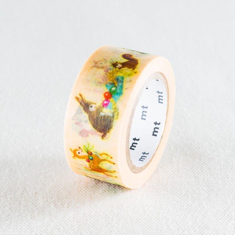 MT MTCMAS70 Christmas limited animals Christmas paper tape decorative tape - CHL-STORE