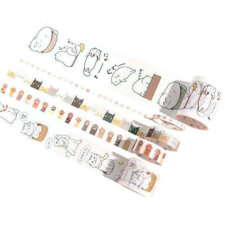 Mu Ran Be Your Cat Series Hand-painted Paper Tape NP-H7TAY-0336 - CHL-STORE