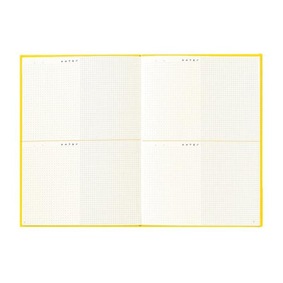 Notebook IROHA SUNNY LOG NOTE Record Pocket Account Life Texture Calendar Information Office School Student Writing Diary Mood LSL-0 - CHL-STORE