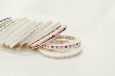 Paper Pond Interesting Geometric Foundation Washi Tape Minimalist and Thin Border Tape Paper Tape NP-H7TIM-003 - CHL-STORE