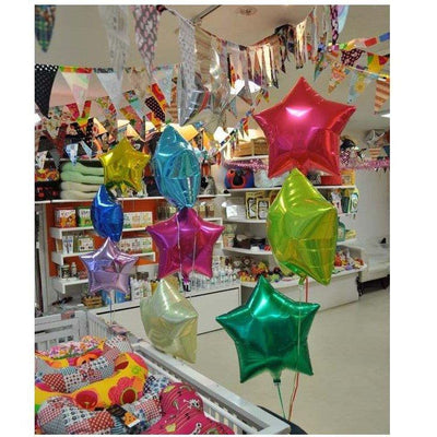 Party Essentials Celebration Surprise Party Decorations 10-Inch Aluminum Film Balloons Star Shape Balloon Star Balloon Decorative Balloon NP-H7TOF-905 - CHL-STORE