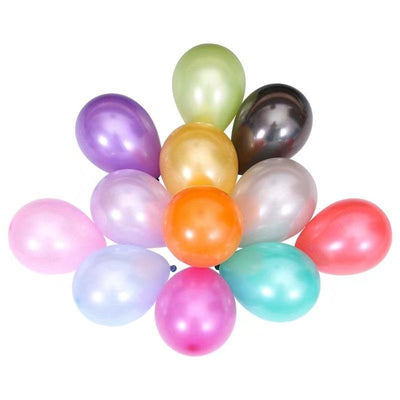 Party Surprise Birthday Celebration Thickened 12 Inch Texture Latex Balloon Party Balloon 100 Balloons 9 Colors NP-H7TOF-901 - CHL-STORE
