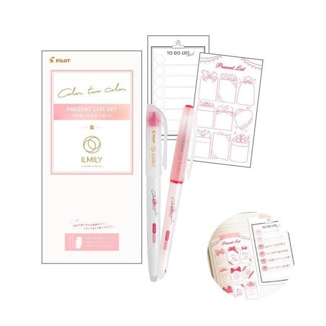 Pen Color Changing Notebook Set PILOT ILMILY COLOR TWO COLOR New Arrival Multicolor Friction Disappearing Student Girls Creativity School Office Stationery Art CTC-SET - CHL-STORE
