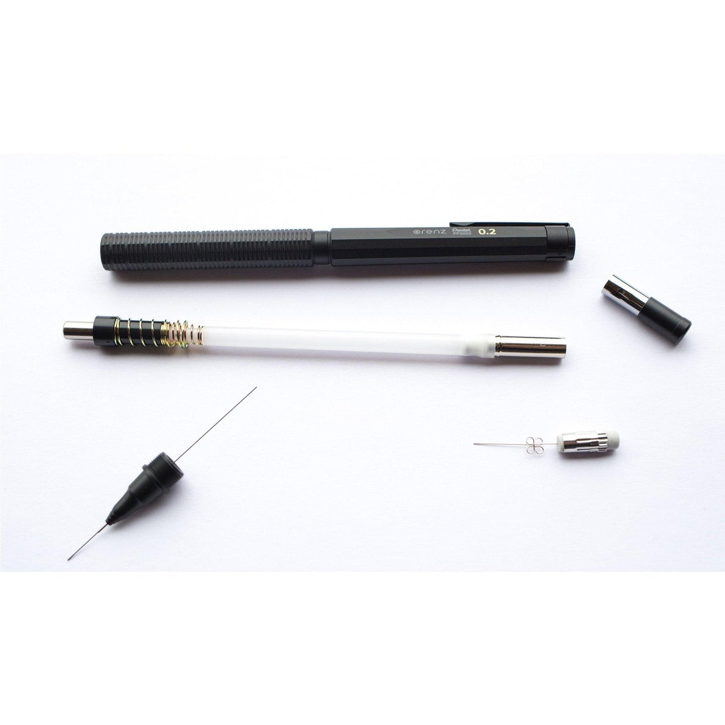 Pentel Orensnero PP3002-A Mechanical Pencil Drawing Pencil Premium Pencil 0.2mm HB Black - CHL-STORE