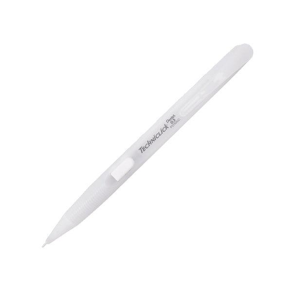 PENTEL TECHNICLICK PD105C Jelly Translucent Side Press Mechanical Pencil 0.5MM White - CHL-STORE