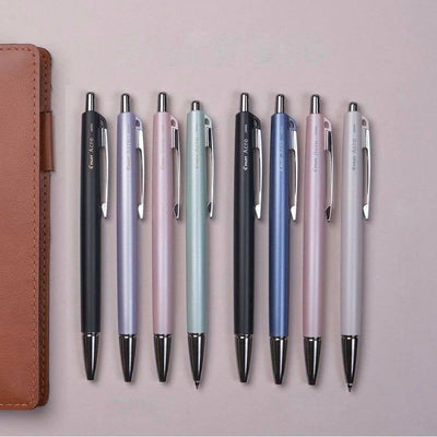 PILOT BAC-50MF Acro 500 Popular Lightweight Portable Thin Press Metal Matte Glossy 0.3MM Light Oil Pen Ballpoint Pen Pink - CHL-STORE