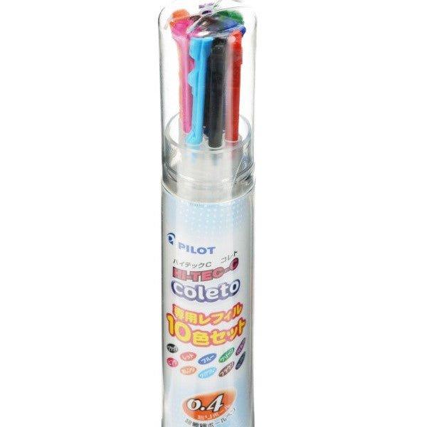 PILOT BLS-CLT 0.3mm 0.4mm HI-TEC-C COLETO Core Refill 10 Colors - CHL-STORE